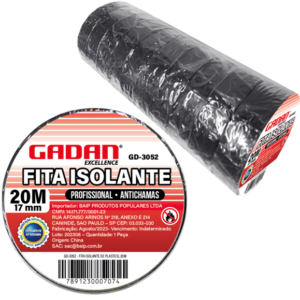 3052 FITA ISOLANTE 20 METROS EM TUBO COM 10 ROLOS