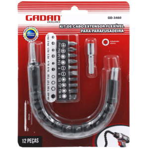3460-KIT CABO EXTENSOR FLEXIVEL P/ PARAFUSADEIRA
