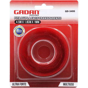 3495-FITA ADESIVA DUPLA FACE 1,7CM X 4,5M