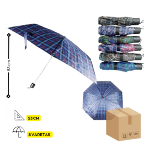 4201 Mini Guarda Chuva SOMBRINHA 53 CM 8 VARETAS