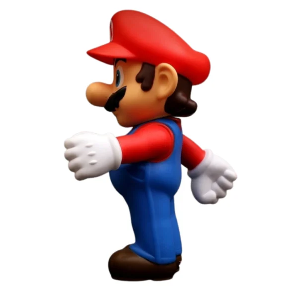 Kit 2 Bonecos Mario e Luigi Bros Articulável 22cm Action Figure Vinil - Image 2