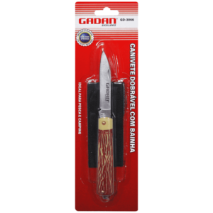 Canivete Inox c/ Ponta Lamina 9cm Larga