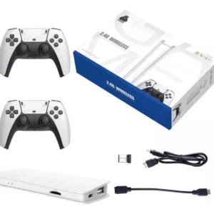 Video Game Stick M15 Retrô Ultra 4K 64GB 21.000 JOGOS + 2 Controles Sem Fio (LANÇAMENTO)