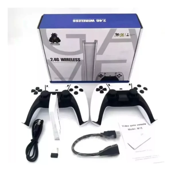 Video Game Stick M15 Retrô Ultra 4K 64GB 21.000 JOGOS + 2 Controles Sem Fio (LANÇAMENTO) - Image 8