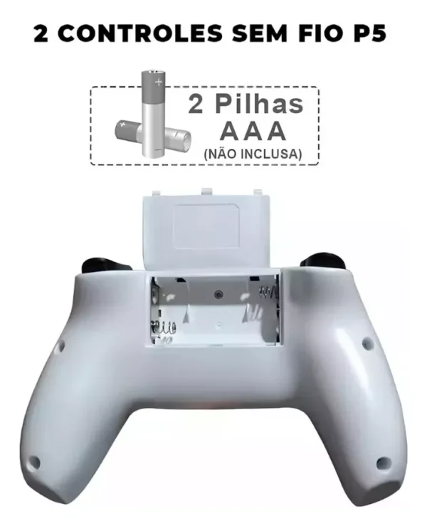 Video Game Stick M15 Retrô Ultra 4K 64GB 21.000 JOGOS + 2 Controles Sem Fio (LANÇAMENTO) - Image 6