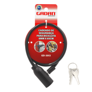 GD-3013 - TRAVA PARA BICICLETA 8MM X 650MM