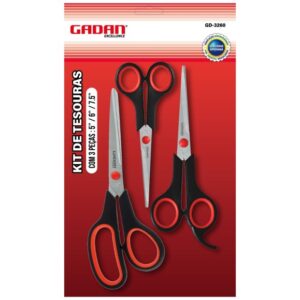 3260 GD KIT DE TESOURAS C/ 3 PCS