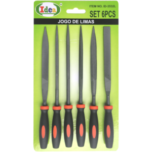 JOGO DE LIMAS COM 6 PEÇAS C/ 18CM