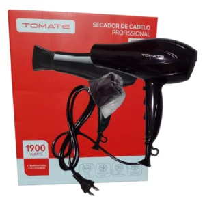 Secador De Cabelo Profissional Preto/Vermelho MSE-2600B 220v - Tomate