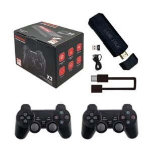 Video Game Stick GD10 Retrô Ultra 4K 64GB 37.000 JOGOS + 2 Controles Sem Fio