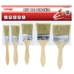 KIT PINCEL COM 5 PEÇAS