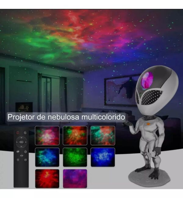 Projetor Alien Galaxia de luzes e Estrelas - Image 3